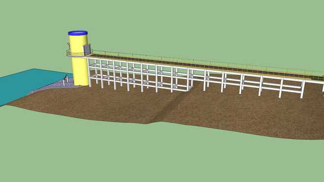 खुलासा : 18 करोड़ की जलापूर्ति योजना का मेन कंपोनेंट इंटेक वेल हुआ टेढ़ा
