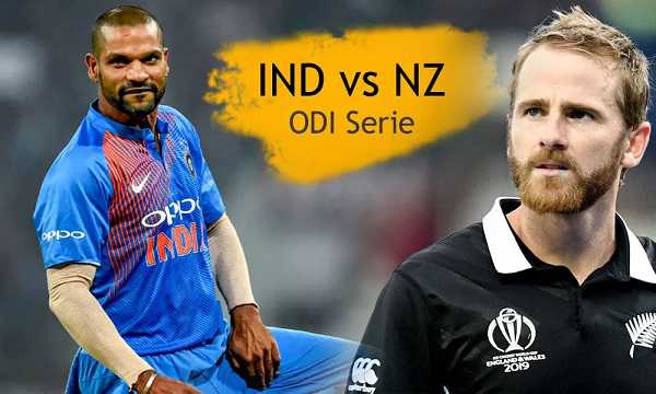 भारत और न्यूजीलैंड के बीच 25 नवंबर से ODI सीरीज