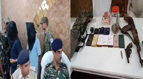 5 लाख का इनामी नक्सली सुशील उरांव समेत दो को पुलिस ने किया गिरफ्तार