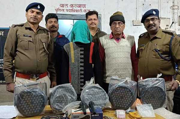 रांची जगन्नाथपुर मंदिर में चोरी करने वाला आरोपी गिरफ्तार, कई सामान बरामद