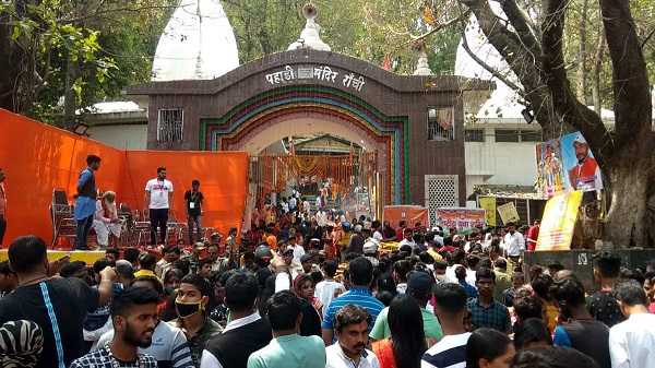 पहली सोमवारी को लेकर राजधानी का पहाड़ी मंदिर पूरी तरह तैयार