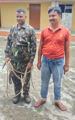 सिमलौंग में प्रतिबंधित लॉटरी के साथ एक व्यक्ति गिरफ्तार