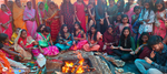 राज राजेश्वरी मंदिर पप्रांगण में हवन यज्ञ कार्यक्रम आयोजित