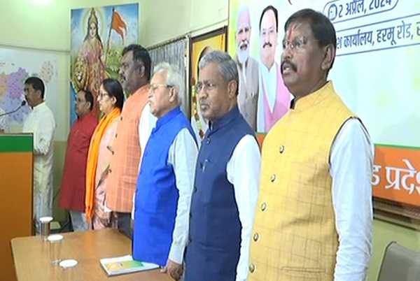रांची BJP कार्यालय में NDA नेताओं की बैठक, लोकसभा चुनाव के सभी उम्मीदवार भी शामिल