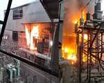 बोकारो औधोगिक क्षेत्र के इश इस्पात में लगी आग, एक-डेढ़ करोड़ नुकसान का अनुमान