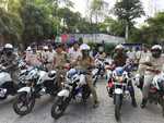 रामनवमी को लेकर जमशेदपुर पुलिस ने निकाला फ्लैग मार्च
