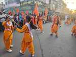 आर्ष कन्या गुरुकूल का नवमी जुलूस सह शह शौर्य यात्रा, बेटों के साथ बेटियों ने भी दिखाया दमखम