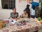 चैनपुर पुलिस ने अवैध गांजा के साथ दो लोगों को किया गिरफ्तार भेजा गया जेल