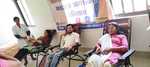 लोकसभा आम चुनाव के जागरुकता को लेकर रेफरल अस्पताल बसिया में ब्लड डोनेशन कैम्प का आयोजन