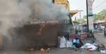 गोविंद मार्केट के एक राशन दुकान में लगी आग, हजारों का नुकसान